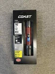 Coast Polysteel PS600R 740 Lum Rechargeable Waterproof Led Flashlight, Red - New. Fixed Price $42.99.