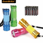 Everbrite 4PACK Mini Led Aluminum Flashlight Party Favor Color Assorted W/handle. Fixed Price $19.99.