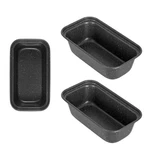 Walooza Mini Loaf Pan, 6X3 Inch Nonstick Bread PAN(3-PACK), Black. Fixed Price $15.89.