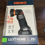 Nebo Luxtreme SL25R Rechargeable Flood Waterproof Spotlight. Fixed Price $50.00.