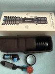 Olight Warrior X Pro Rechargeable Tactical Flashlight 2100LM 500M. Fixed Price $149.00.
