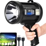 Led Flashlight 200000LM Super Bright Searchlight Rechargeable Spotlight Handheld. Fixed Price $21.95.