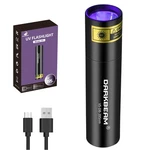 Uv Flashlight 395NM Blacklight Mini But Powerful Woods Lamp Usb. Fixed Price $20.66.
