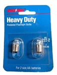 Rayovac 222-2 Heavy Duty Flashlight Bulbs Pack. Fixed Price $10.99.