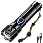 Aknear Rechargeable Led Flashlight High Lumens, Super Bright 1 Pack, Black. Fixed Price $36.14.
