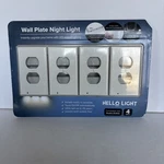 4 Pack Wall Plate Night Led Lights Hello Built In. Fixed Price $42.99.
