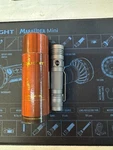 Olight S30 Baton Titanium Bead Blasted. Fixed Price $375.00.