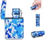 Olight Baton 3 Ocean Camouflage Premium Edition W/wireless Charger, 1200L, 166M. Fixed Price $79.99.