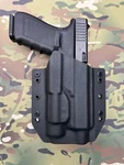 Black Kydex Bearing Holster For Glock 20 21 Streamlight TLR-1S / TLR1. Fixed Price $40.00.