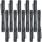 Beieverluck 10 Pack Small Mini Flashlights, Pocket Large, Black. Fixed Price $36.26.