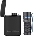 Olight Baton 3 Kit Red 1200LUMENS Edc Torch Usb Rechargeable Flashlight IPX8. Fixed Price $65.00.