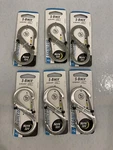 6 Nite Ize LSB4-11-R3 #4 Stainless S-biner Slide Lock Carabiner Holds 75 Lb. Fixed Price $29.99.