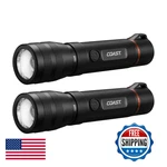 Coast G60R 1000 Lumen Waterproof Rechargeable Led Flashlight 2-PACK 31250. Fixed Price $61.48.