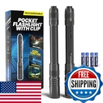 Rechargeable Pen Flashlight, 800LM Zoomable Pocket Flashlights With Clip D. Fixed Price $60.04.