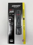 Coast XP11R Pure Beam Slide Focus 2600 Lumens Dual Power Rechargeable Flashlight. Fixed Price $34.99.