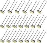 Partsam 20PCS 4.7MM-12V Car White Mini Bulbs Lamps Indicator Cluster Speedometer. Fixed Price $21.89.