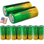 Skywolfeye 26650 Battery 3.7V Rechargeable Batteries Li-ion Cell For Flashlight. Fixed Price $7.86.