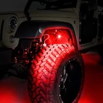 Heise HE-TL1R 1.5" X 3" Red Black Led Accent Light. Fixed Price $71.00.