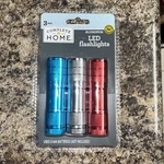 Complete Home Aluminum Led Flashlights Aaa Batteries-not Included (3 Pack). Fixed Price $9.99.