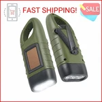 Simpeak 2-PACK Hand Crank Solar Powered Flashlight, Emergency Rechargeable Led. Fixed Price $21.03.