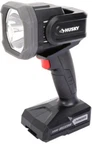 Husky Rechargeable Pivoting Spotlight 5000 Lumens Hybrid Power Swivel Head. Fixed Price $45.99.