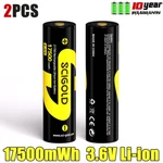 Scigold 5000MAH Rechargeable Battery With Protected Button Top (2 Pack) New. Fixed Price $17.49.