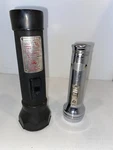 Vtg Rayovac Permissible Electric BM-22 And Chrome Flashlights. Fixed Price $14.99.