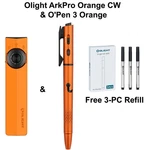 Olight Arkpro Class 3R Orange Cw & Open Light, Free 3PCS Refills. Fixed Price $161.98.