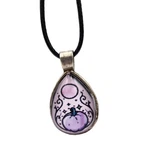 New Handmade Purple Witchy Pumpkin Halloween Pendant Necklace Keychain Bag Charm. Fixed Price $8.40.