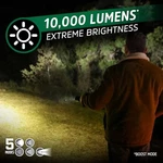 Energizer 10000XT-R Rechargeable Led Tactical Flashlight 10,000 Lumens Black. Fixed Price $43.56.