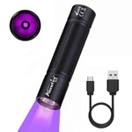 Alonefire SV127 Mini 395NM Uv Flashlight Usb Rechargeable Blacklight Woods.... Fixed Price $13.46.