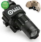 Tactical Rail Mounted Flashlight 3.5X1.5 White Led 1000FT Beam Weatherproof. Fixed Price $41.99.