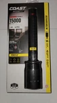 Coast XP86R 15000 Lumens Led Rechargeable Flashlight. Fixed Price $75.00.