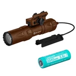 Olight Odin Mini Desert Tan 1250 Lumen Rechargeable Rail Mount Flashlight Kit. Fixed Price $139.95.