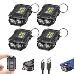 Vohivi 4PACK Edc Keychain Flashlight - Super Bright Mini With Hat. Fixed Price $44.72.
