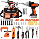 Breibowski Sets With Portable Toddler A-kids-tool-bag, Orange. Fixed Price $53.72.