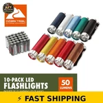 Ozark Trail Led Flashlights 10-PACK 50 Lumens Multicolor Set. Fixed Price $40.99.