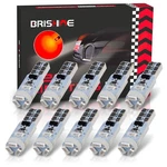 10X T5 Led Bulbs Brilliant Red Canbus Error Free 3014 Chipsets 2721 PC74 3.... Fixed Price $15.89.