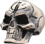 New Bastinelli Creations Small Skull Lanyard Bead. Fixed Price $50.00.
