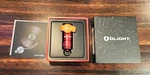 Olight Ithx Wine Red Rechargeable Keychain Edc Flashlight, 180 Lumens, 48M. Fixed Price $32.99.