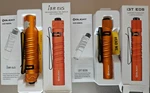 Orange Olight 2 Piece Bundle - I5R Eos (ghost) + I3T Led Flashlights Used. Fixed Price $169.99.