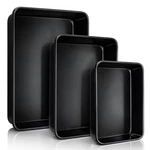 Pack Deep Baking Set, 9/11/13 Inch Nonstick Roasting Pan, Rectangle Cak.... Fixed Price $35.62.