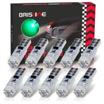 10X T5 Led Bulbs Green Canbus Error Free 3014 Chipsets 2721 PC74 73 70 .... Fixed Price $15.89.