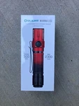 Olight Warrior 3S Scarlet Gradient 2300LUM Rechargeable Tactical Flashlight. Fixed Price $280.00.