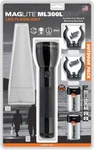 Mag-lite ML300L Led Flashlight Outdoor Fast Action Brackets Wand Batteries Black. Fixed Price $58.09.