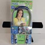 Mylight Huglight H5000 Hands Free Flexible Led Book Light, Blue,battery Powered. Fixed Price $8.95.