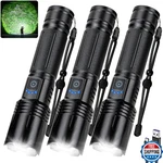 Eclinco Rechargeable Flashlights 3 Pack - 990,000 Lumens Super Bright Led. Fixed Price $71.77.