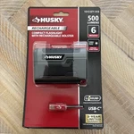 Husky 500 Lumens Led Compact Flashlight W/ Rechargeable Holster, 6 Modes Usb-c. Fixed Price $19.36.