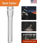 Mini Water-resistant Incandescent Flashlight Compact, 2-CELL Aa Powered. Fixed Price $17.99.