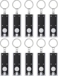 Uniclife 10 Mini Led Keychain Flashlight 12 Lumen Pack, Black. Fixed Price $13.35.